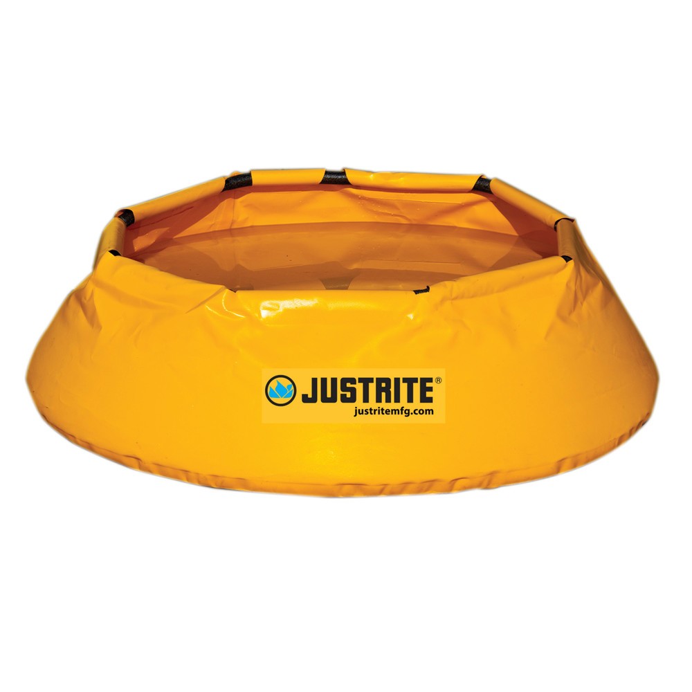Produktabbildung Nr. 1: Justrite® Notfall-Auffangwanne aus Polyester Pop-Up, Ø 1.295 mm, Kapazität 250 l