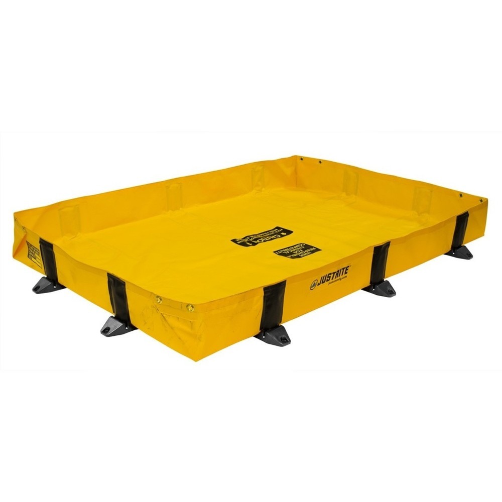 Obrázok výrobku: Justrite® QuickBerm® Lite skladacia záchytná vaňa z polyesteru, kapacita 602 l