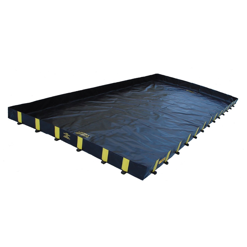 Imagen del producto: Justrite® cubeta de retención plegable QuickBerm® Plus de poliéster, capacidad 9.501 l