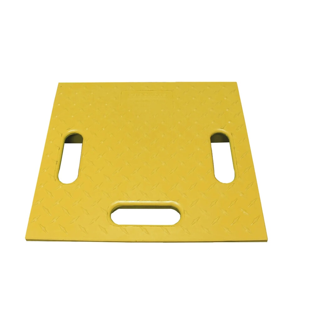 Produktabbildung: Justrite® Schlauchbrücke Diamondback® , Rampe, LxB 260 x 410 mm, gelb