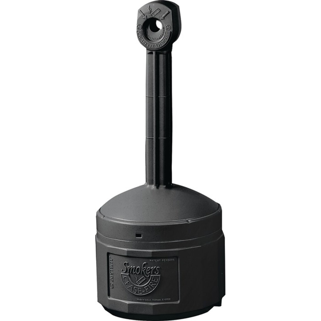 Produktabbildung: Justrite® Standascher, D419xH978mm schwarz, Standard Polyethylen