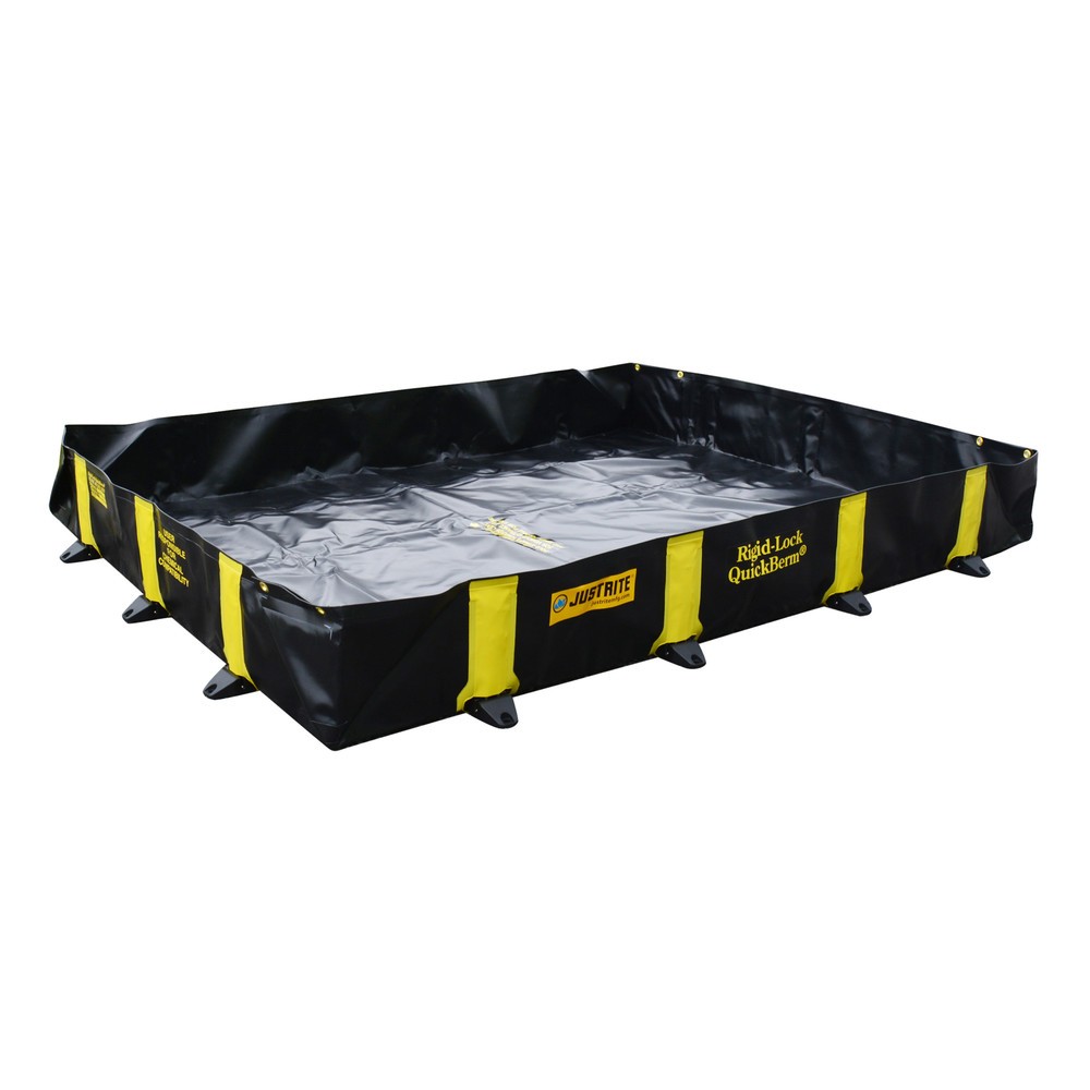 Immagine del prodotto: Justrite® vasca di raccolta pieghevole in PVC QuickBerm®, capacità 1.344 l