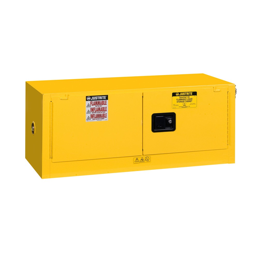 Productafbeelding nr. 1: Justrite® brandveilige kluis Piggyback Sure-Grip® FM, hxbxd 460 x 1.090 x 460 mm, zonder legbord, zelfsluitend