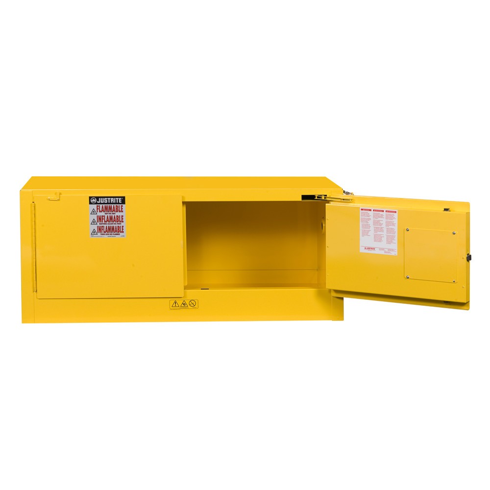 Productafbeelding nr. 2: Justrite® brandveilige kluis Piggyback Sure-Grip® FM, hxbxd 460 x 1.090 x 460 mm, zonder legbord, zelfsluitend