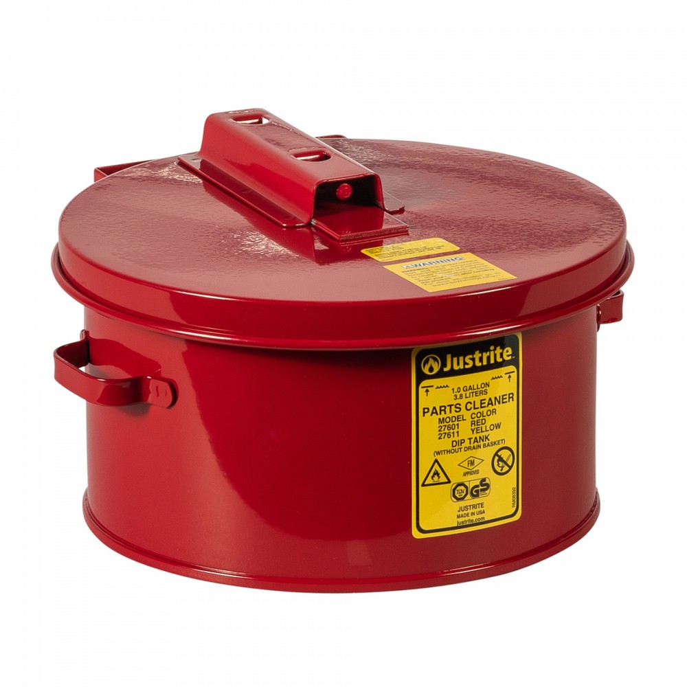 Produktabbildung Nr. 1: Justrite® Wasch- und Tauchbehälter, rot, 4 Liter