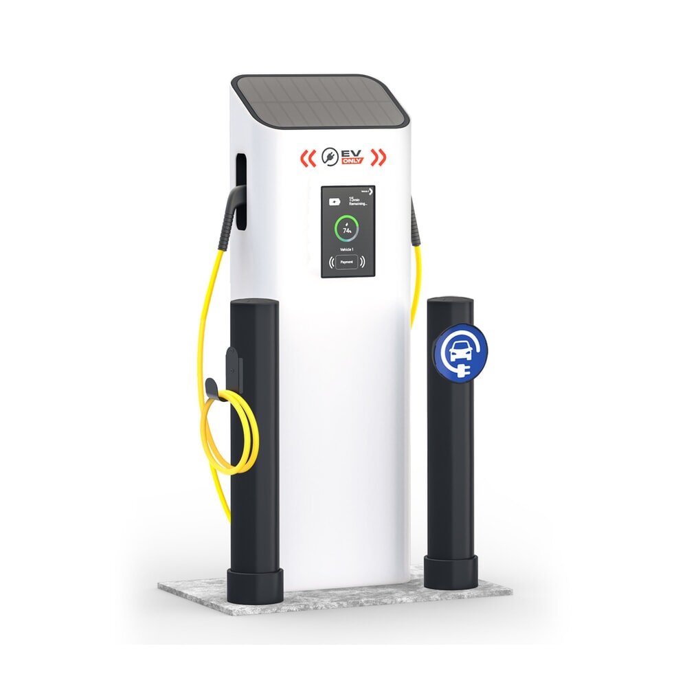Produktabbildung Nr. 3: Kabelhaken für BOPLAN® Rammschutzpoller Flex Impact® BO125L EV für den Schutz von Ladestationen
