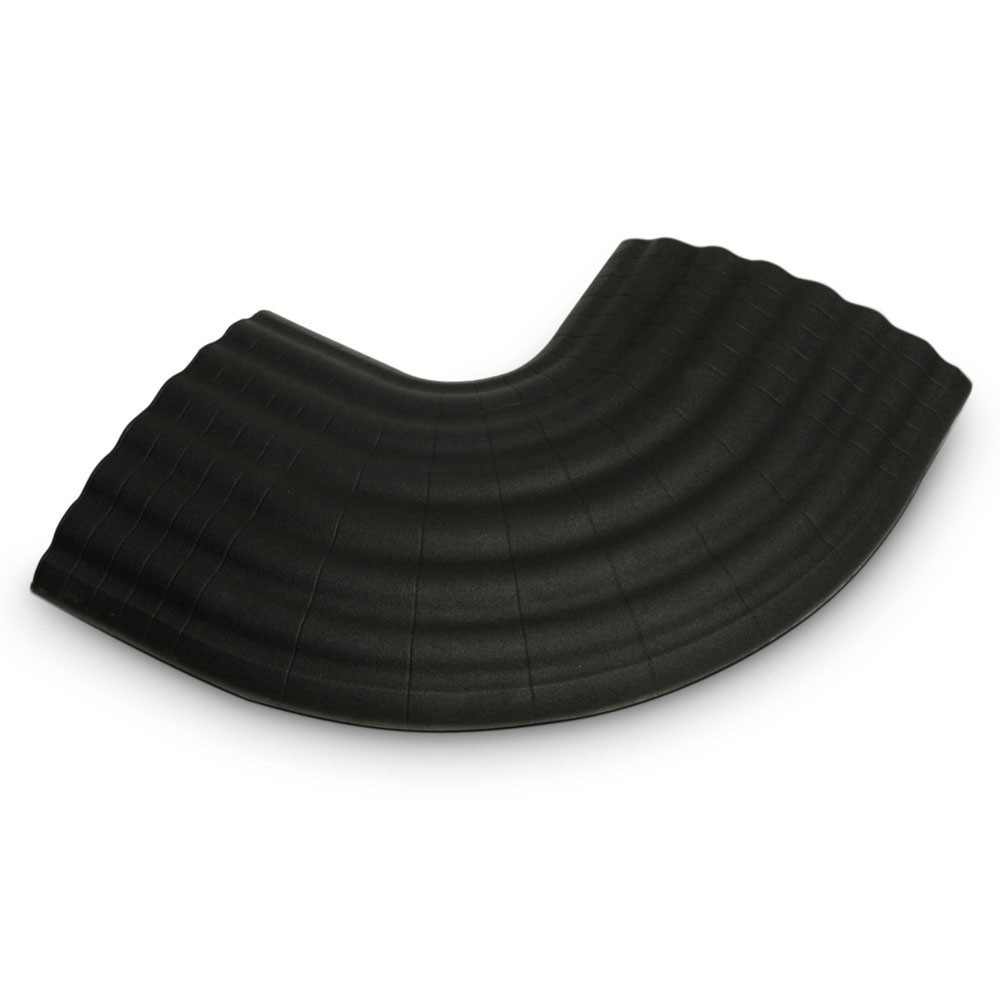 Obrázek produktu: Kabelový můstek Defender® by Adam Hall OFFICE, lomený 90°, 4 kanály, černá