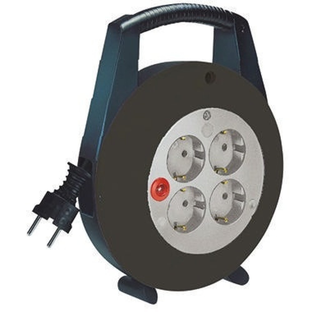 Produktabbildung: brennenstuhl Kabelbox Vario-Line 1092200 4fach 5m Kabel schwarz