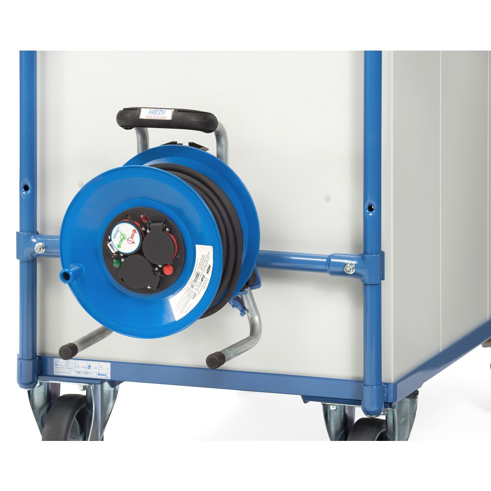 Produktabbildung: Kabeltrommel für fetra® Werkstattwagen, Kabellänge 25 m