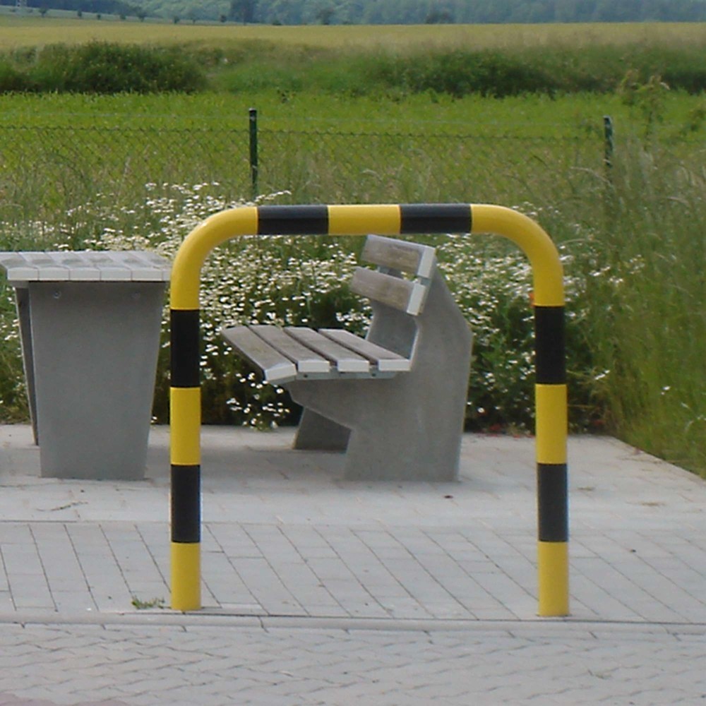 Zdjęcie produktu nr 7: Kabłąk przeciwuderzeniowy do zastosowań na zewnątrz, Ø 76 mm, wys. x szer. 1200 x 1000 mm