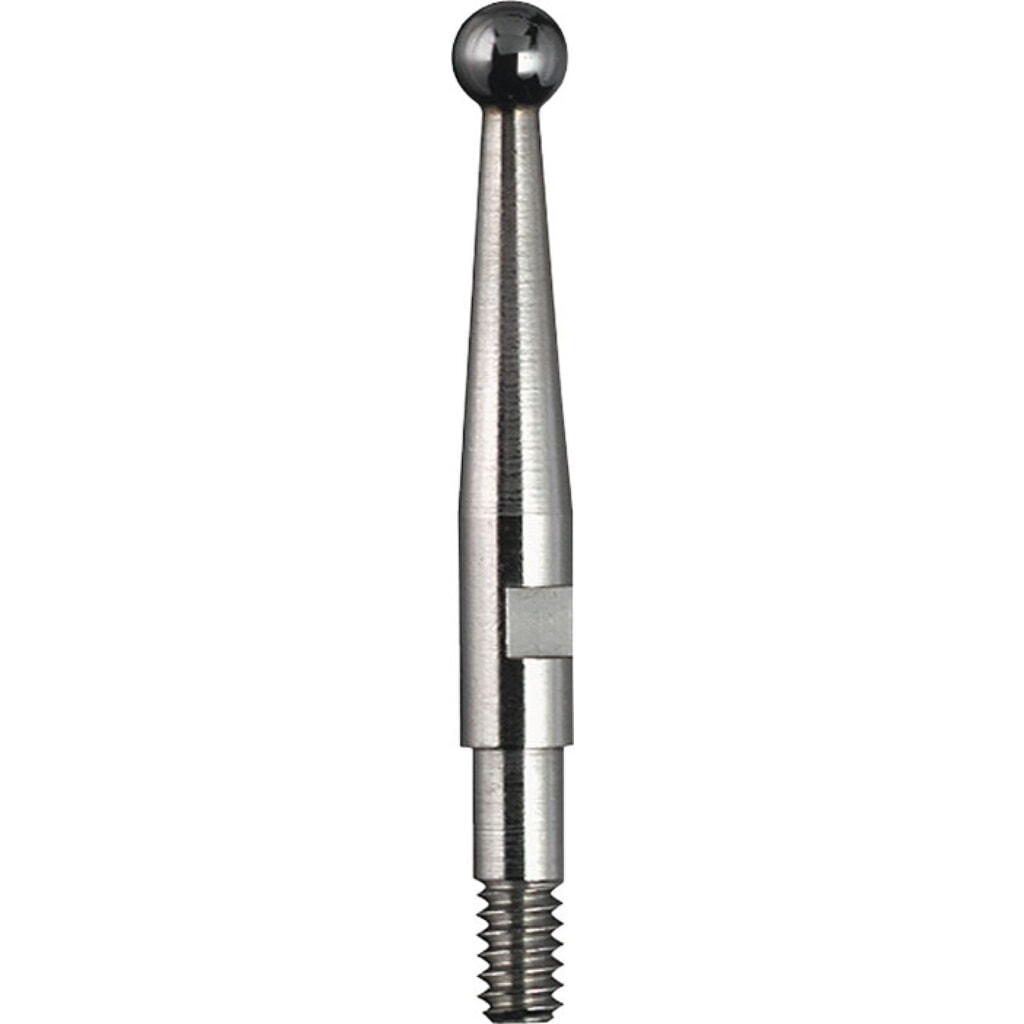 KÄFER Messeinsatz, M1,6 Hartmetall, Ø 2 mm Länge 11,8 mm Kugel, Fühlhebelmessgerät Produktabbildung: KÄFER Messeinsatz, M1,6 Hartmetall, Ø 2 mm Länge 11,8 mm Kugel, Fühlhebelmessgerät
