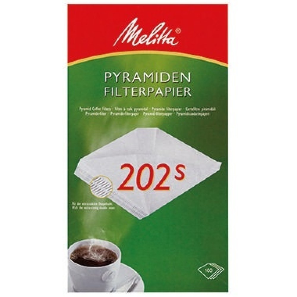 Produktabbildung: Melitta®  Kaffeefiltertüte 202S 145768 weiß 100 St./Pack.