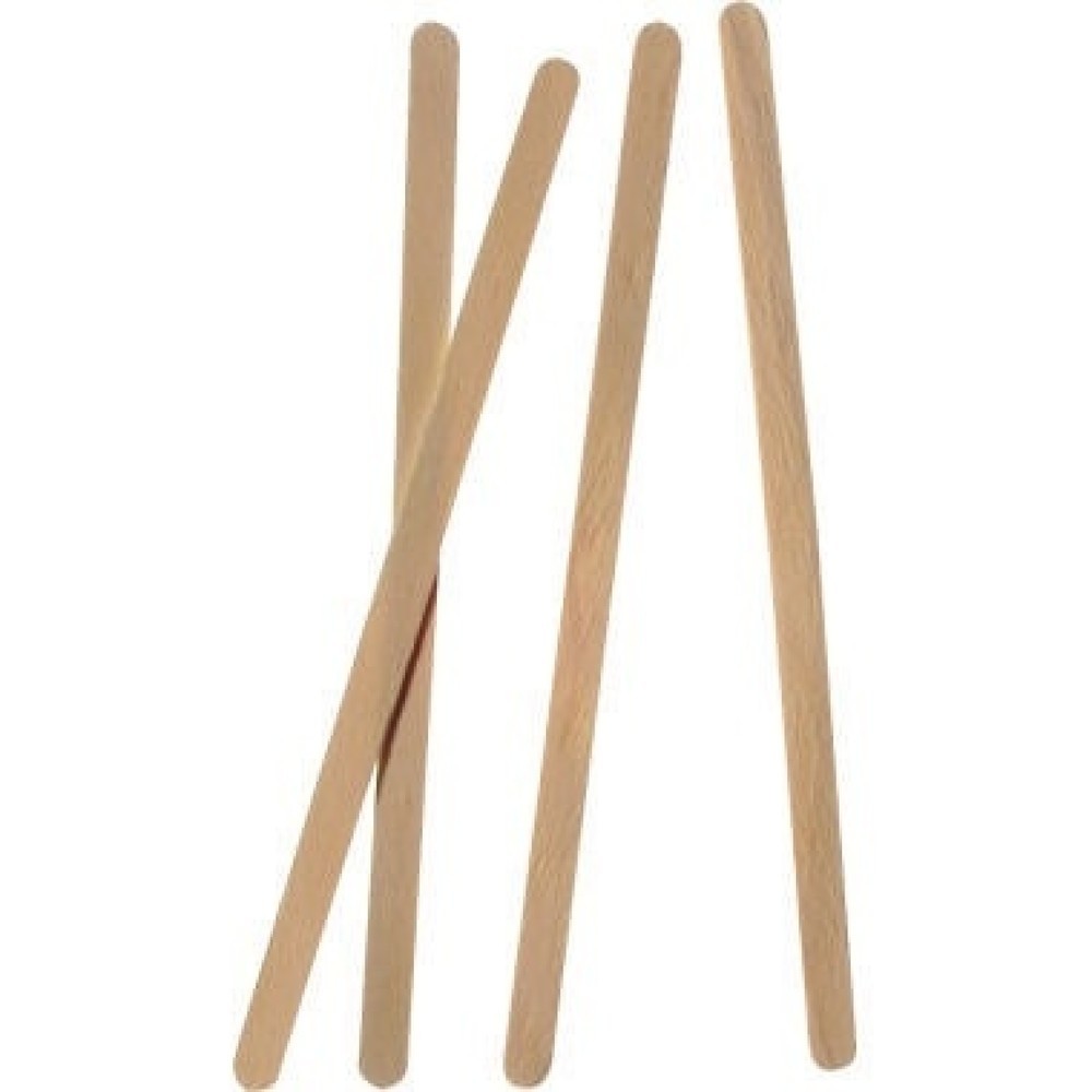 Produktabbildung: PAPSTAR Rührstäbchen pure 16696 140x5mm Holz 1.000 St./Pack.