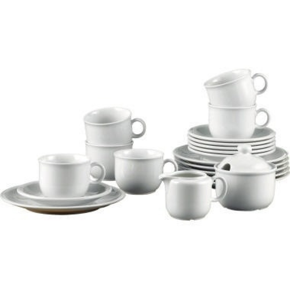 Produktabbildung: Seltmann Weiden Kaffeeservice Compact Uni 482-122 20tlg weiß
