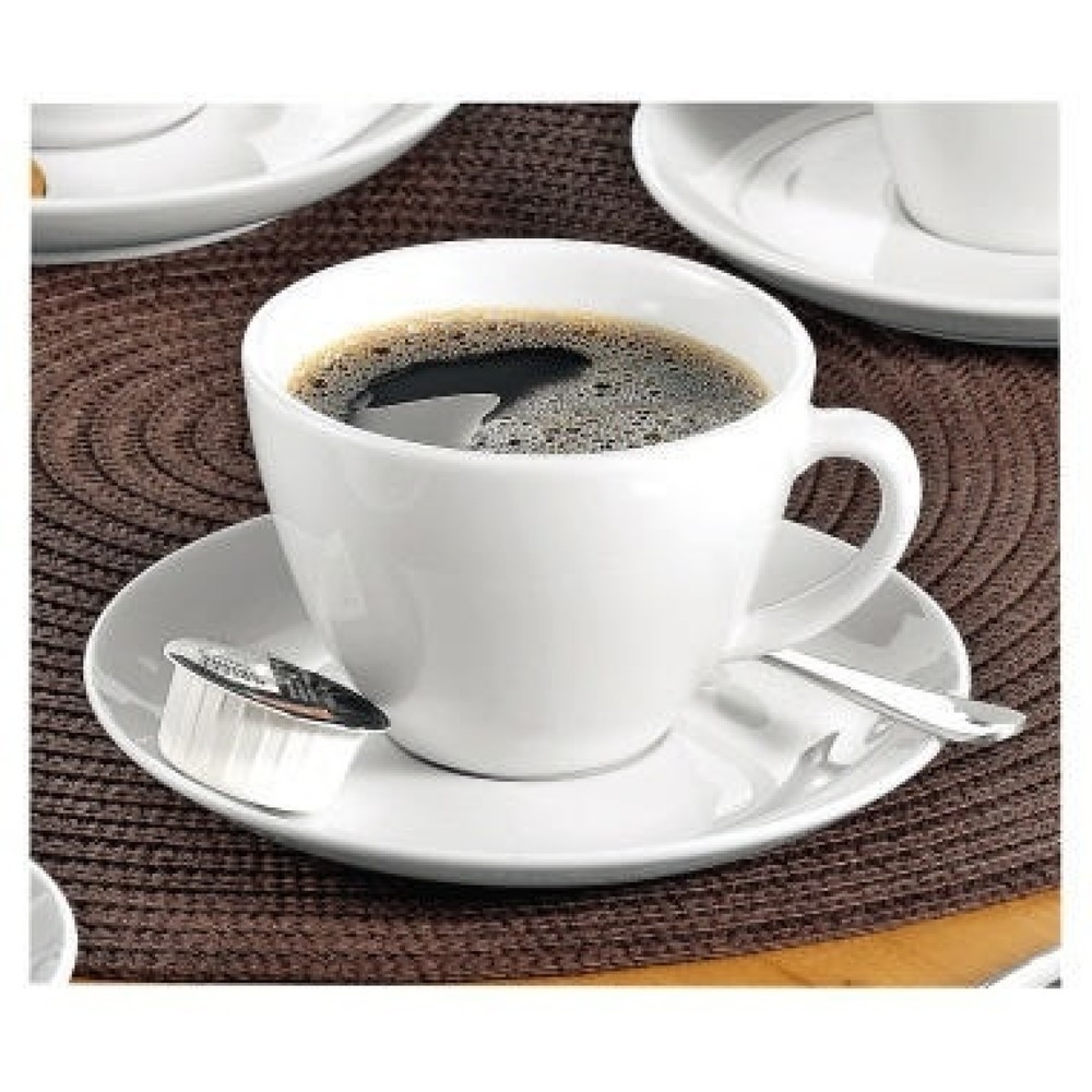 Produktabbildung: Esmeyer Kaffeetasse Bistro 433-255 Untertasse weiß 6 St./Pack.