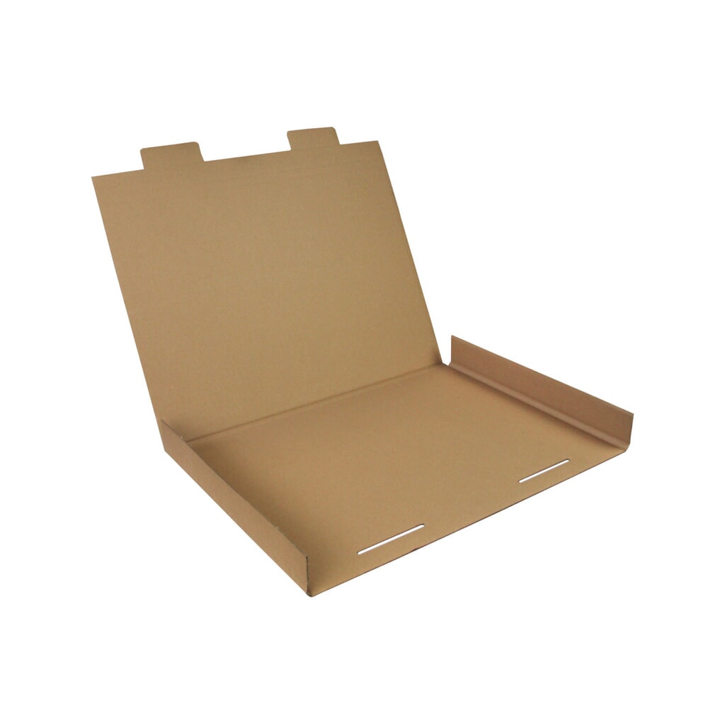 Kalenderverpackung, 630 x 430 x 10 mm, Qualität 1.20 B, braun, DIN A2 Produktabbildung: Kalenderverpackung, 630 x 430 x 10 mm, Qualität 1.20 B, braun, DIN A2
