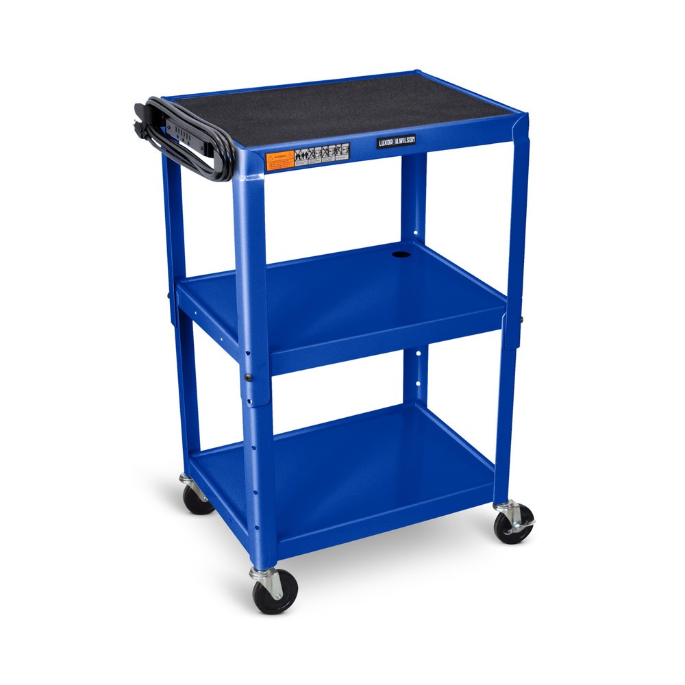 Obrázek produktu: Kancelářský vozík na složky, 3 police, černá