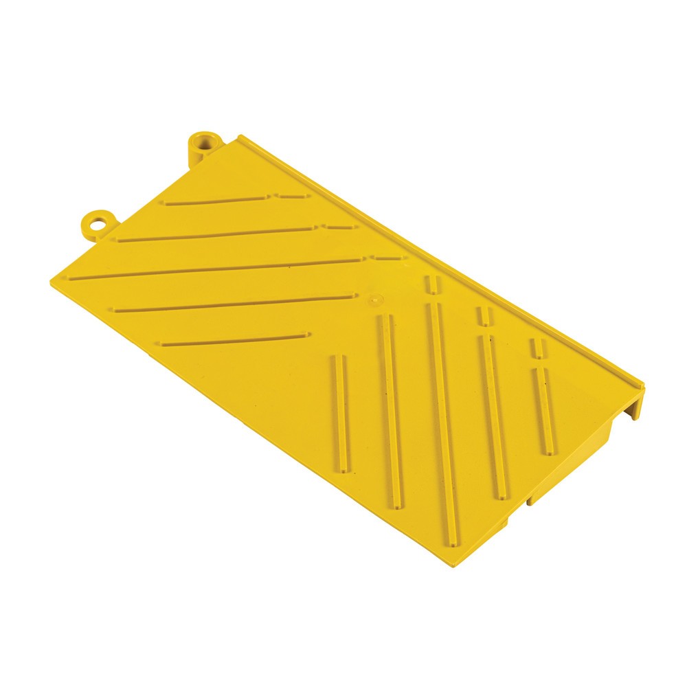 Productafbeelding nr. 5: Kantstuk voor vloerplaatsysteem, zonder insteekneuzen, b x d 152 x 305 mm, geel