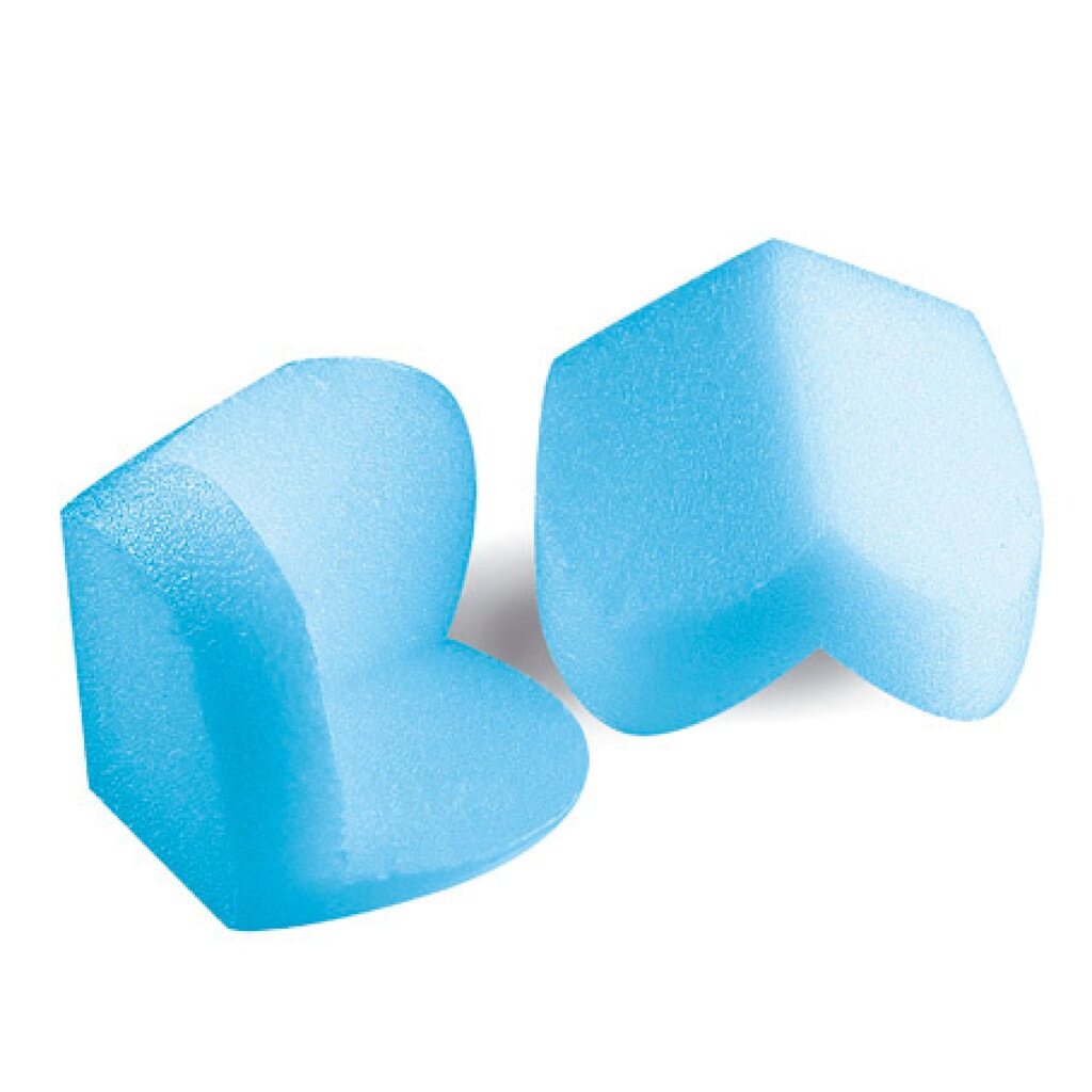 Kantenschutzecken PRO CC, 70mm Schenkellänge, 12mm Stärke, blau, aus Schaum, 1 VE = 3100 Stk Produktabbildung: Kantenschutzecken PRO CC, 70mm Schenkellänge, 12mm Stärke, blau, aus Schaum, 1 VE = 3100 Stk