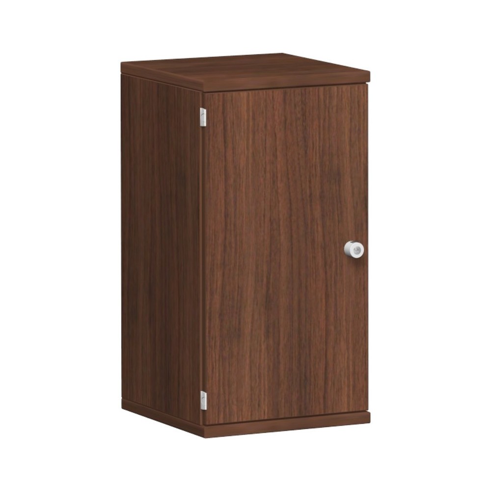 Product afbeelding: Kantoorkast Profi, 2 OH, breedte 400 mm, deur links, notenhout