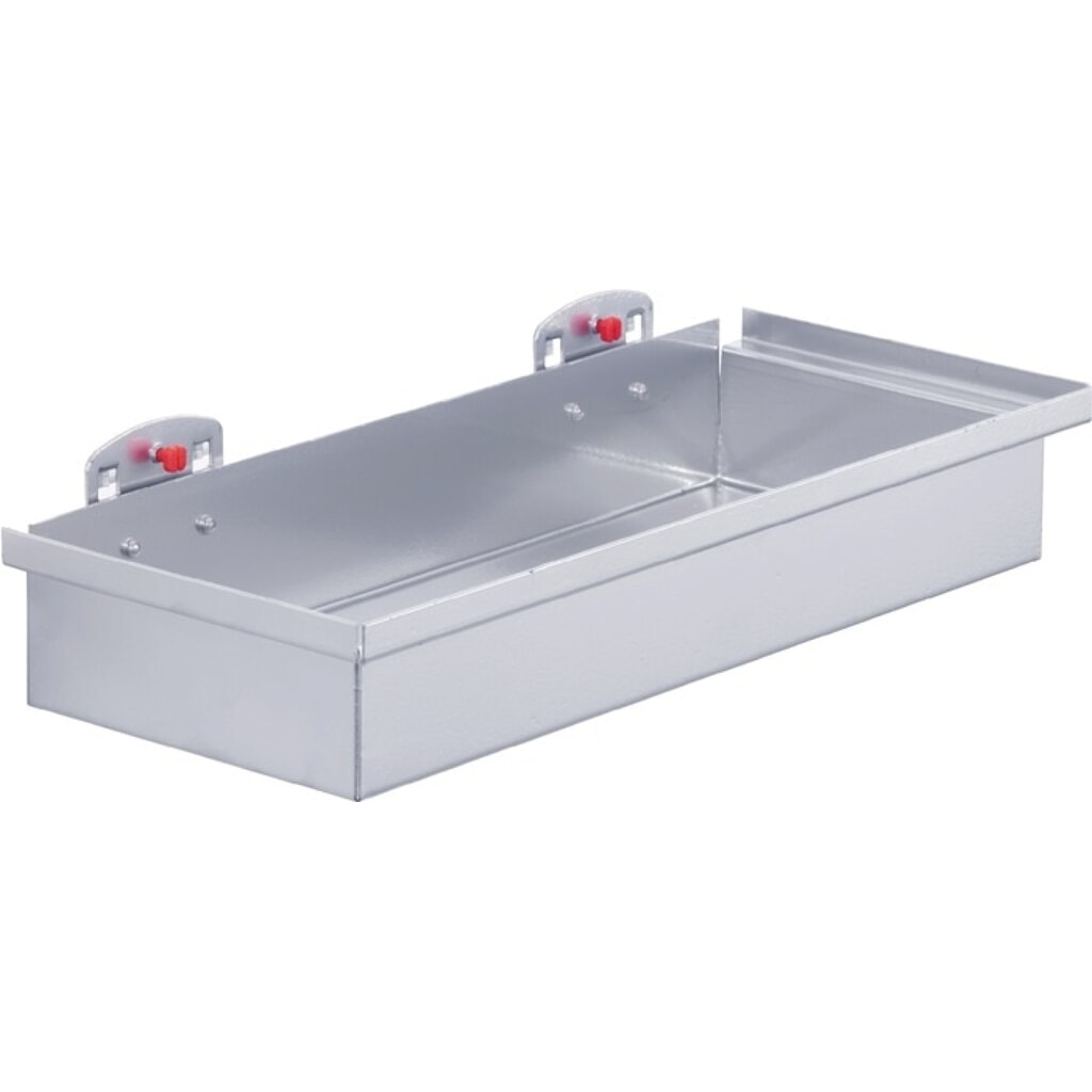 Produktabbildung: Kappes Ablagekasten, alufarben, H55xB320xT135mm, passend für Lochplatten