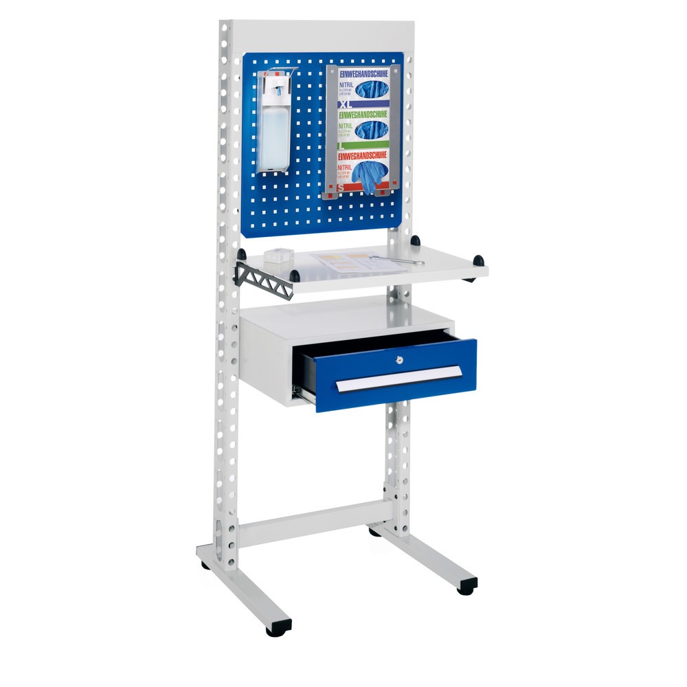 Illustration du produit: Kappes ErgoPlus® Station d’hygiène, poste de travail debout avec pieds, HxlxP 1 770 x 670 x 400 mm, modèle 3
