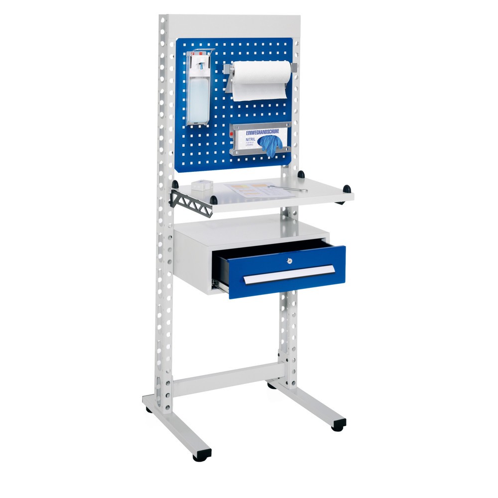 Illustration du produit: Kappes ErgoPlus® Station d’hygiène, poste de travail debout avec pieds, HxlxP 1 770 x 670 x 400 mm, modèle 2