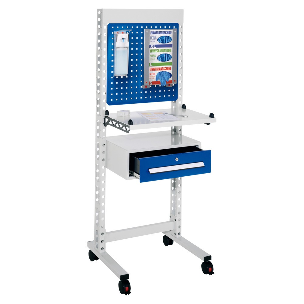 Illustration du produit: Kappes ErgoPlus® Station d’hygiène, poste de travail debout avec roues directrices, HxlxP 1 770 x 670 x 400 mm, modèle 3