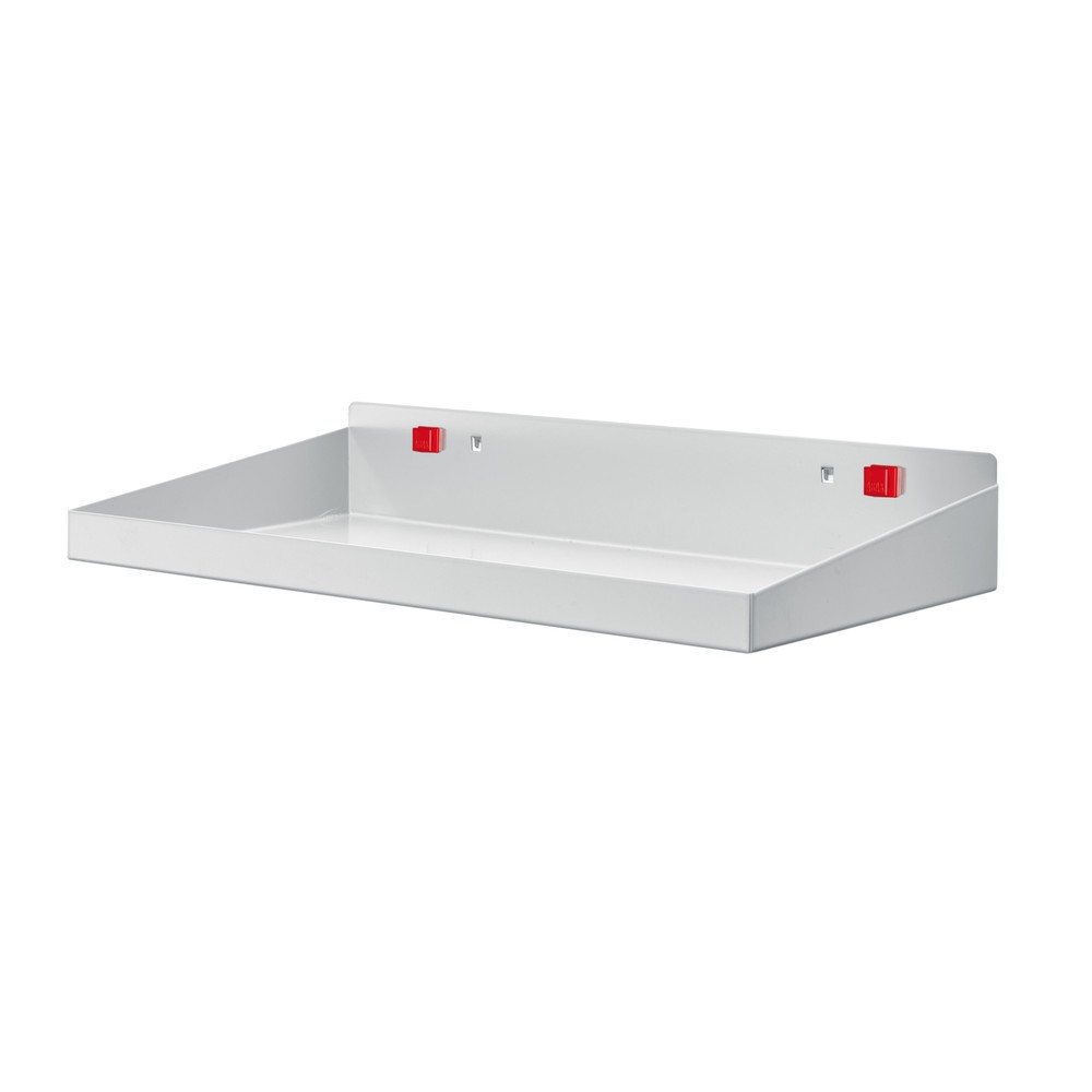 Product afbeelding: Kappes ABAX® gereedschapshouder, stalen legbord met afrolrand, bxd 490 x 243 mm