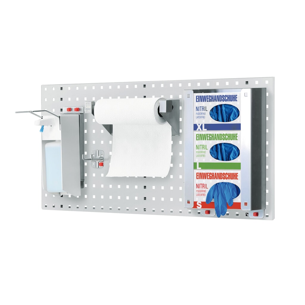 Kappes RasterPlan Hygienestation, Lochplatte, HxB 450 x 1.000, Modell 3 Produktabbildung: Kappes RasterPlan Hygienestation, Lochplatte, HxB 450 x 1.000, Modell 3