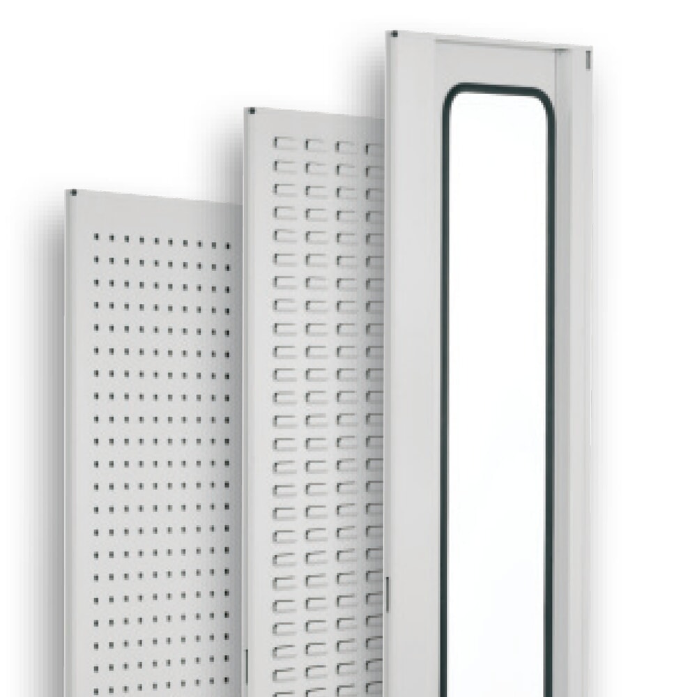 Produktabbildung Nr. 2: Kappes ®RasterPlan Magazinschrank, HxBxT 1.950 x 1.000 x 410 mm, 3 Fachböden, Türinnenseite Lochplatten, lichtgrau, anthrazitgrau