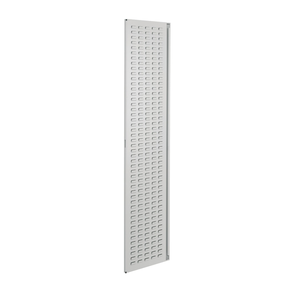 Kappes RasterPlan Magazinschrank, HxBxT 1.950 x 1.000 x 410 mm, mit Lagersichtkasten, 72 Stück (HxBxT 130 x 140 x 230 mm), Schlitzplattentüren, lichtgrau Produktabbildung Nr. 9: Kappes RasterPlan Magazinschrank, HxBxT 1.950 x 1.000 x 410 mm, mit Lagersichtkasten, 72 Stück (HxBxT 130 x 140 x 230 mm), Schlitzplattentüren, lichtgrau