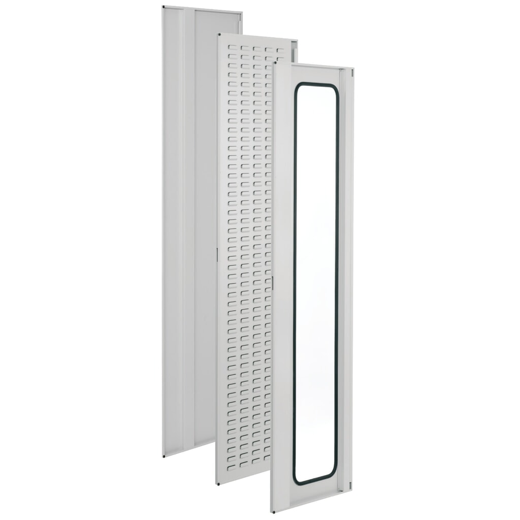 Produktabbildung Nr. 3: Kappes RasterPlan Magazinschrank, HxBxT 1.950 x 1.000 x 410 mm, mit Lagersichtkasten, 92 Stück, Vollblechtüren, lichtgrau