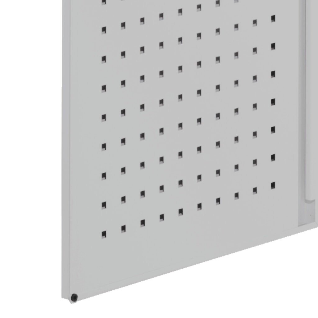 Kappes RasterPlan Werkzeugschrank, HxBxT 1.950 x 1.000 x 410 mm, 2 Fachböden, Türinnenseite Lochplatten, lichtgrau Produktabbildung Nr. 3: Kappes RasterPlan Werkzeugschrank, HxBxT 1.950 x 1.000 x 410 mm, 2 Fachböden, Türinnenseite Lochplatten, lichtgrau