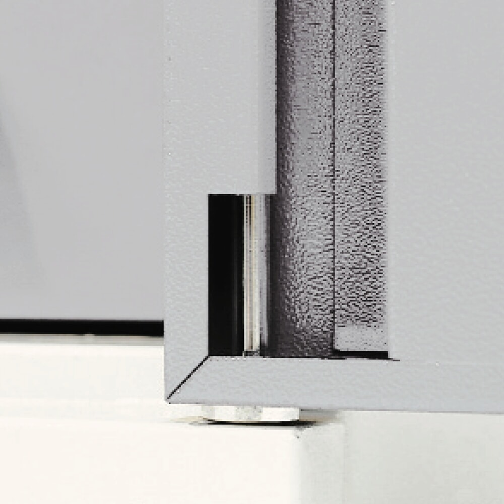 Produktabbildung Nr. 2: Kappes ®RasterPlan Werkzeugschrank, HxBxT 1.950 x 1.000 x 410 mm, 2 Fachböden, Sichtfenstertür, lichtgrau