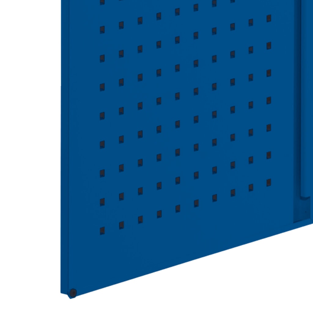 Produktabbildung Nr. 4: Kappes RasterPlan Werkzeugschrank, HxBxT 1.950 x 1.000 x 410 mm, 2 Fachböden, Türinnenseite Lochplatten, lichtgrau, enzianblau