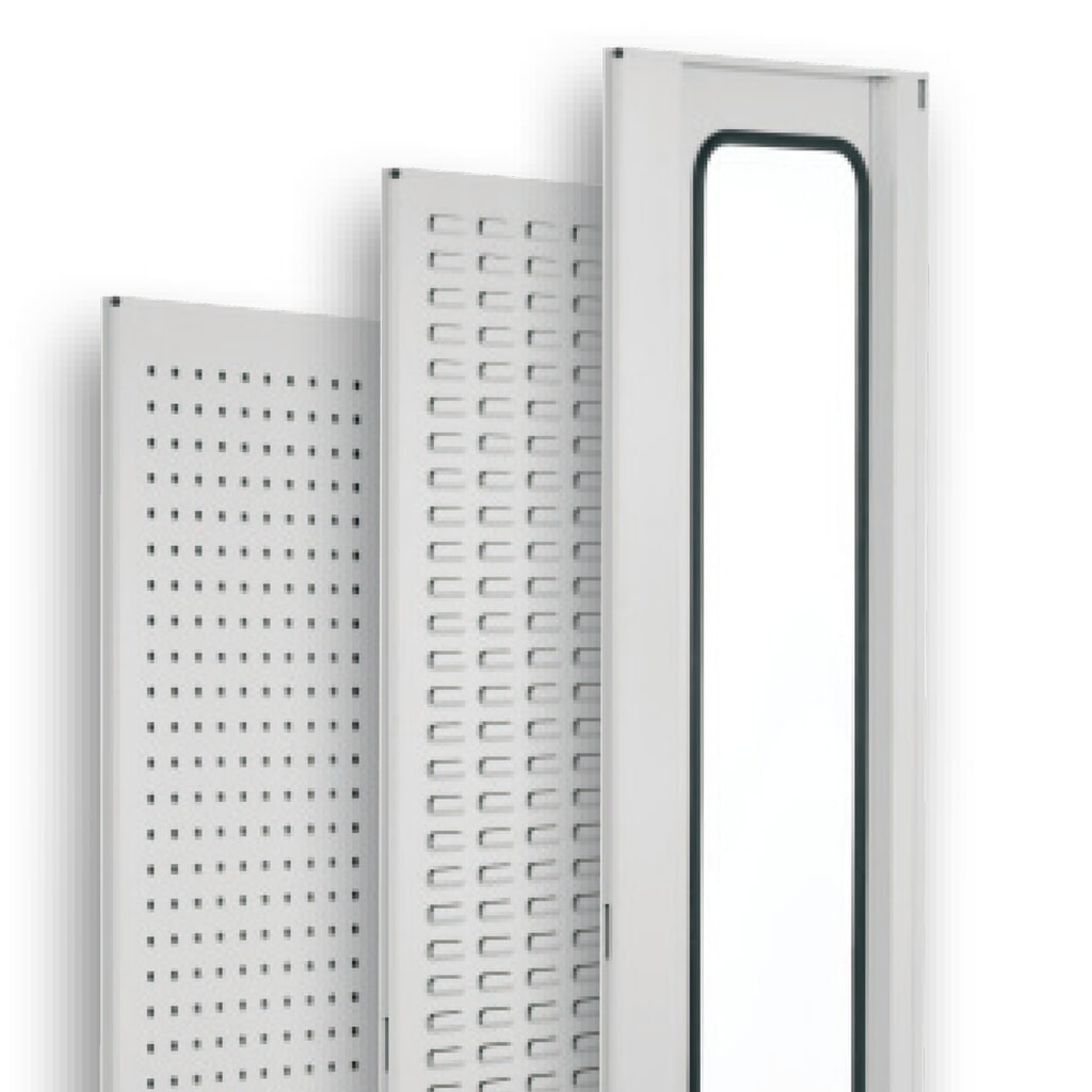 Produktabbildung Nr. 6: Kappes RasterPlan Werkzeugschrank, HxBxT 1.950 x 1.000 x 410 mm, 2 Fachböden, Sichtfenstertür, lichtgrau, enzianblau