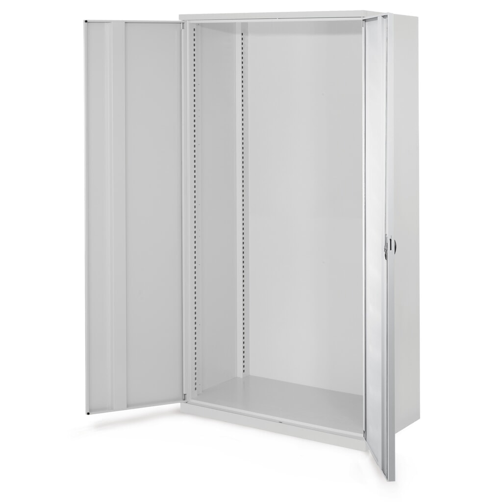 Kappes Schwerlastschrank Leergehäuse, ohne Mitteltrennwand, HxBxT 1.950 x 1.000 x 600 mm, Vollblechtür, lichtgrau Produktabbildung: Kappes Schwerlastschrank Leergehäuse, ohne Mitteltrennwand, HxBxT 1.950 x 1.000 x 600 mm, Vollblechtür, lichtgrau