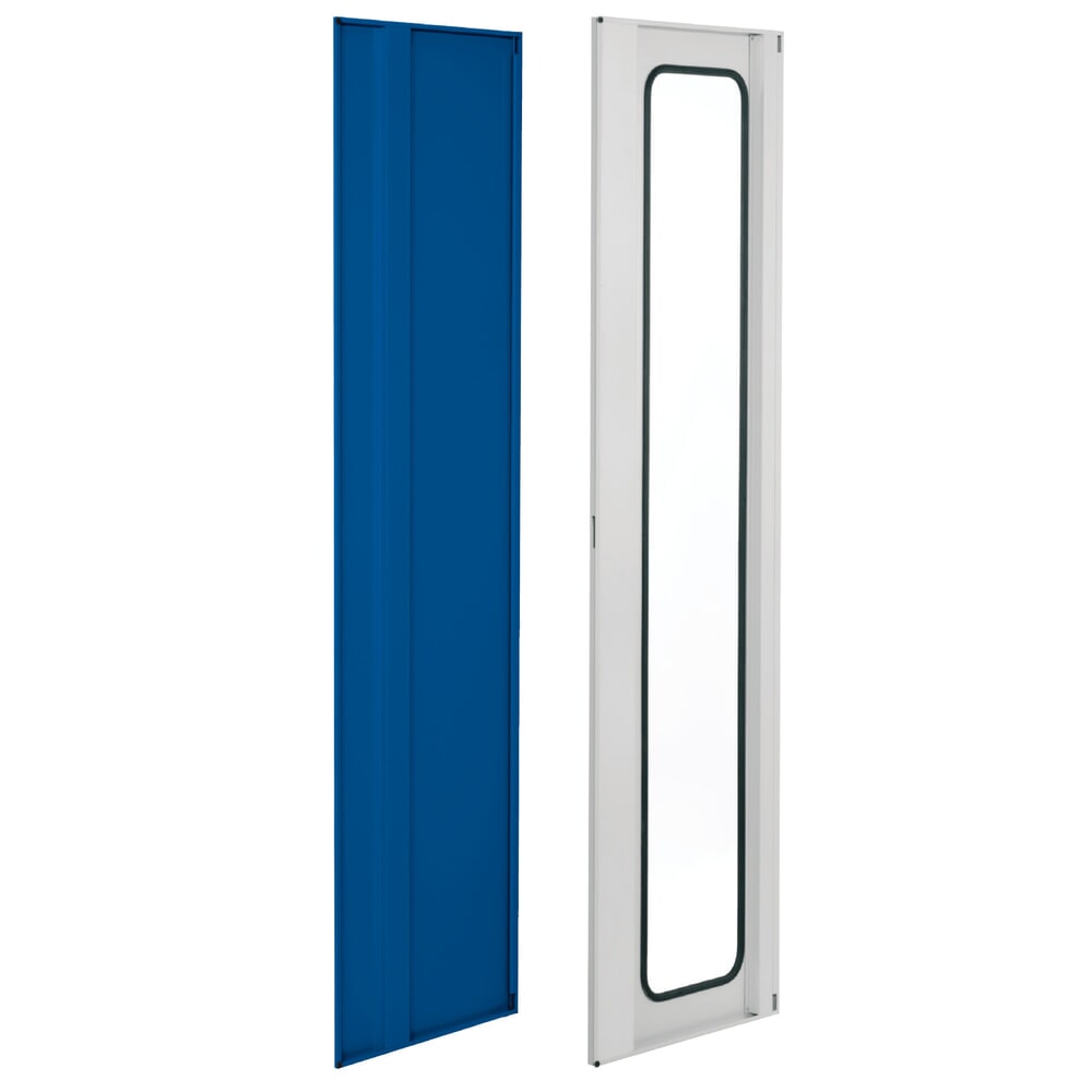 Produktabbildung Nr. 2: Kappes Systemschrank, 4 Fachböden, Vollblechtür, HxBxT 1950 mm x 1000 mm x 500 mm, lichtgrau, anthrazitgrau