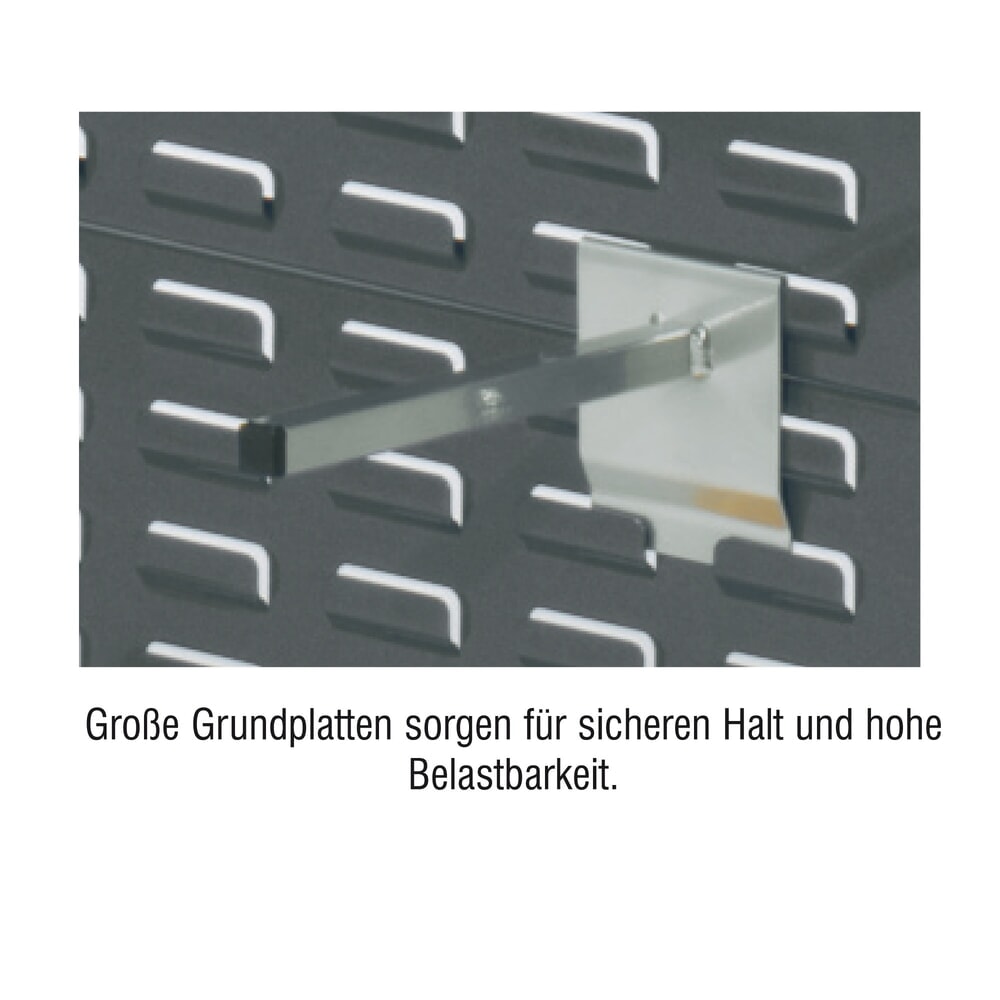 Produktabbildung Nr. 5: Kappes RasterPlan Universalhalter für Schlitzplatten, ØxT 12 x 300 mm