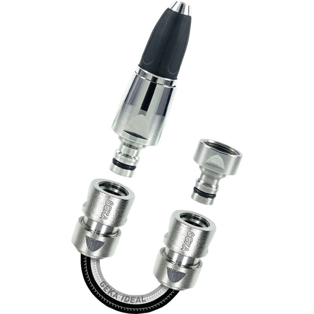 KARASTO Starterset GEKA plus-Stecksystem, Messing vernickelt, SB Produktabbildung: KARASTO Starterset GEKA plus-Stecksystem, Messing vernickelt, SB
