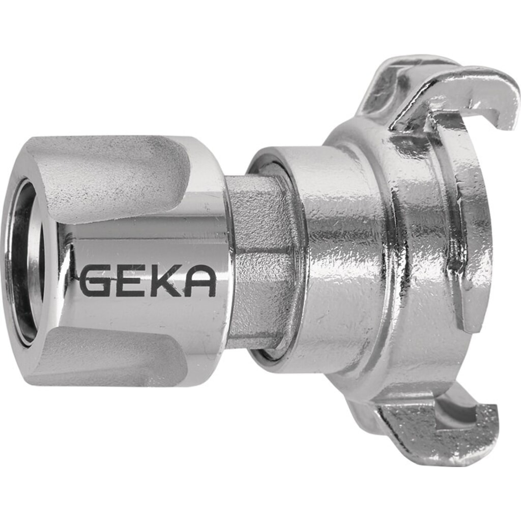 KARASTO Übergangsstück GEKA plus-Stecksystem, Messing vernickelt, Klaue und Steckbuchse Produktabbildung: KARASTO Übergangsstück GEKA plus-Stecksystem, Messing vernickelt, Klaue und Steckbuchse