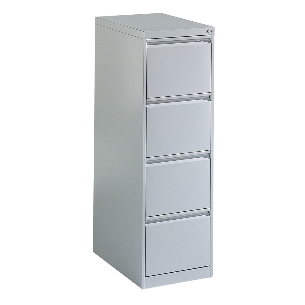 Produktabbildung Nr. 3: C+P Kartei- und Hängeregistraturschrank, 1-bahnig, 2 Schubladen, lichtgrau