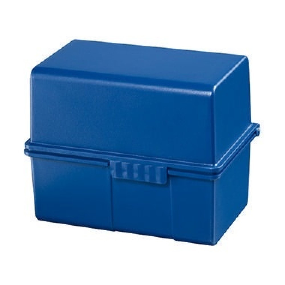 Produktabbildung: HAN Karteikasten 977-14 DIN A7 quer max. 300Karten PS blau