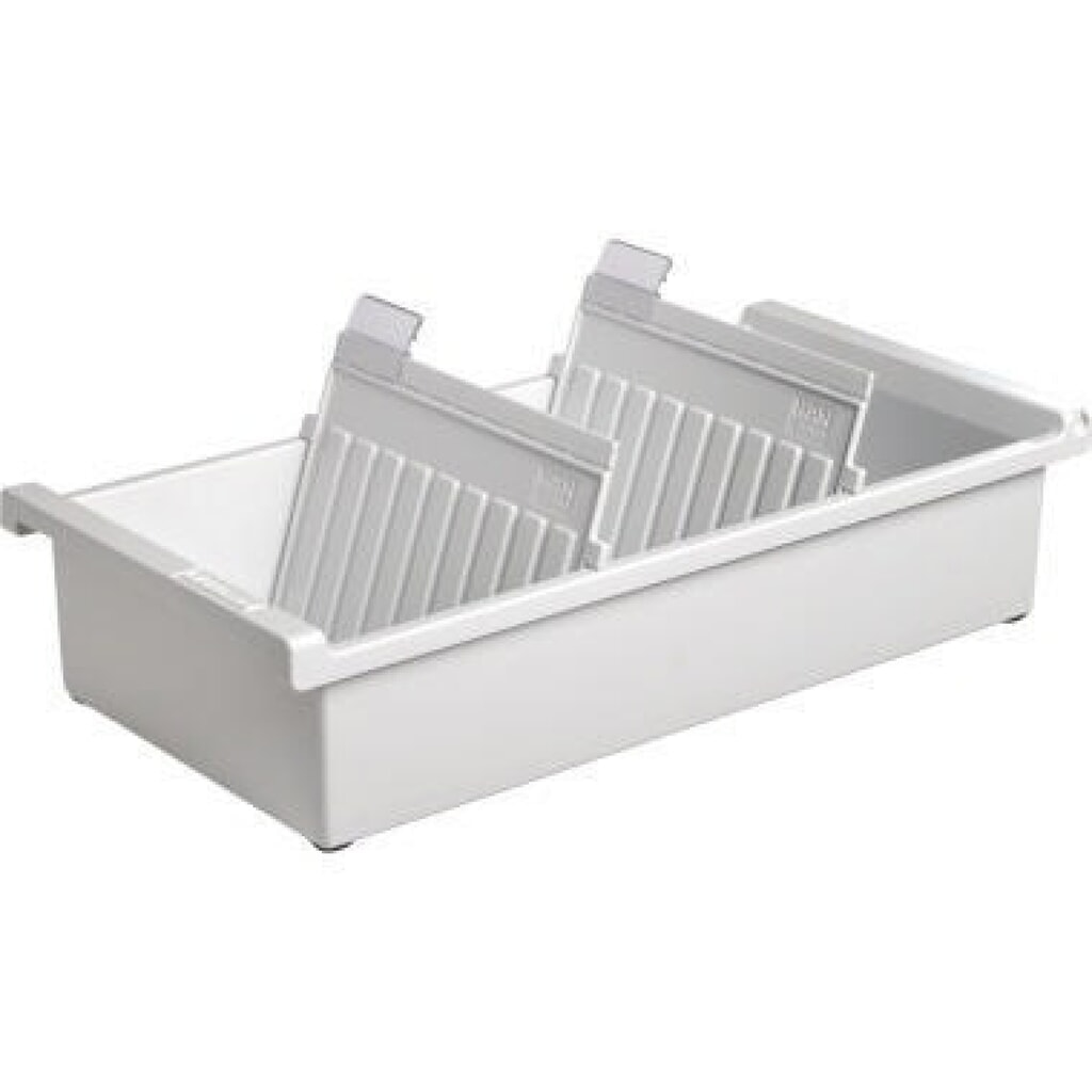 HAN Karteitrog 956-0-11 DIN A6 quer max. 1300Karten lichtgrau Produktabbildung Nr. 1: HAN Karteitrog 956-0-11 DIN A6 quer max. 1300Karten lichtgrau