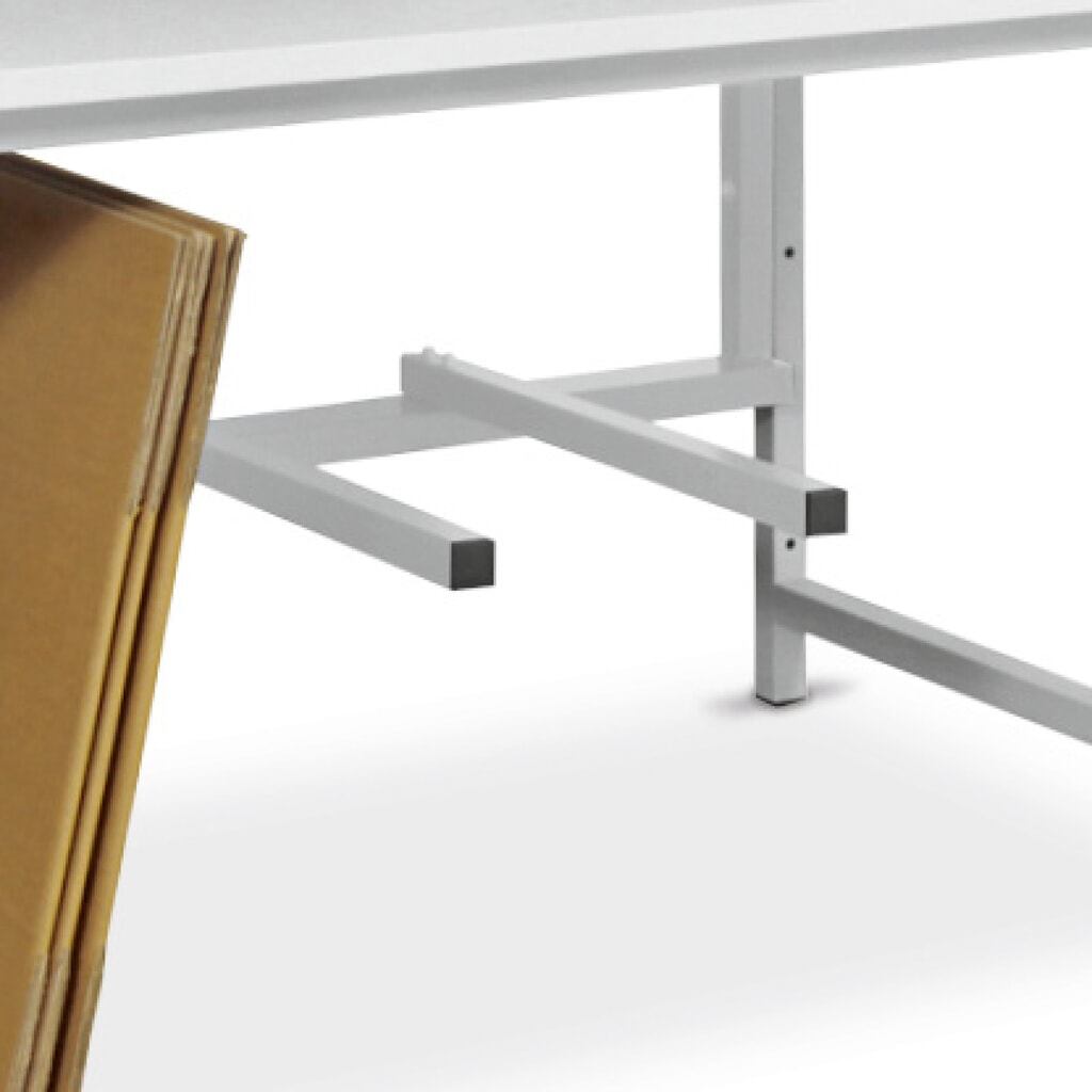 Kartonagentrennstäbe für DAHMEN Packtische Basic, Classic und Multiplex, Breite 1.600 mm, lichtgrau Produktabbildung: Kartonagentrennstäbe für DAHMEN Packtische Basic, Classic und Multiplex, Breite 1.600 mm, lichtgrau