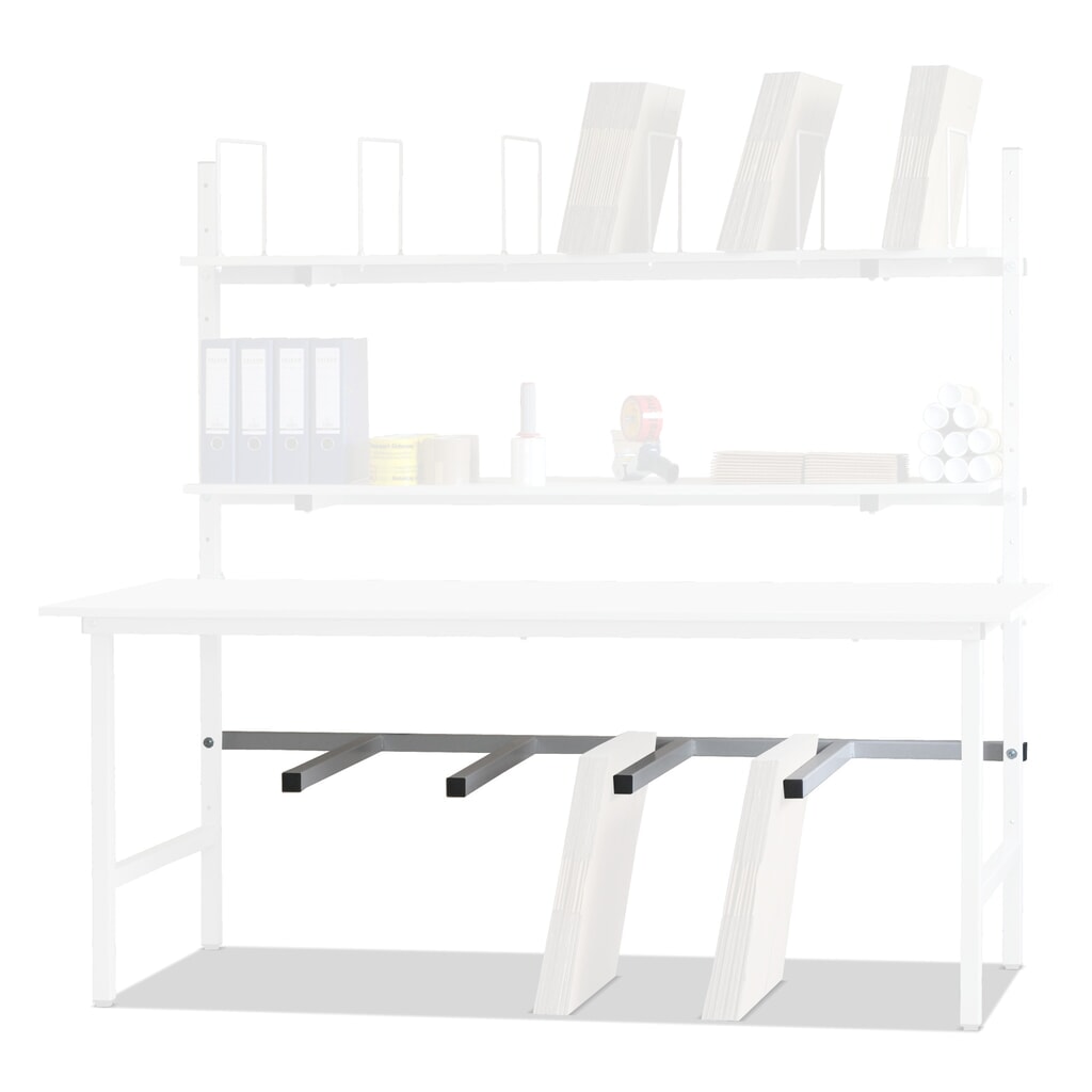 Produktabbildung: Kartonagentrennstäbe für DAHMEN Packtische Basic, Classic und Multiplex, Breite 1.600 mm, anthrazit