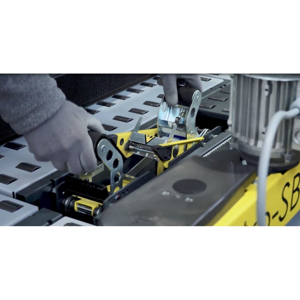 Produktabbildung Nr. 4: SIAT Kartonverschlussmaschine NASTRO-SB™ M5-S-OB, mit 50 mm Verschlussaggregat, für Kartonmaße HxBxT 90 x 150-500 x 150 mm