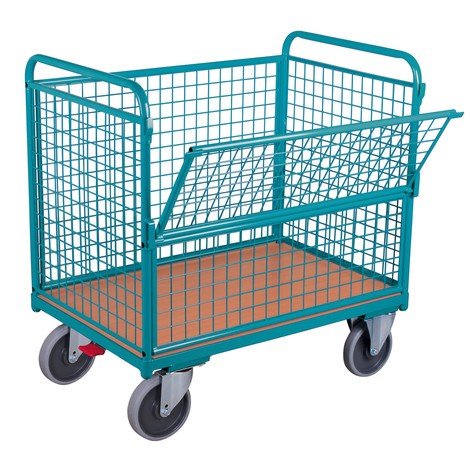 Produktabbildung Nr. 1: Kastenwagen Ameise® mit Gitterwänden, Ladefläche 1.000 x 645 mm