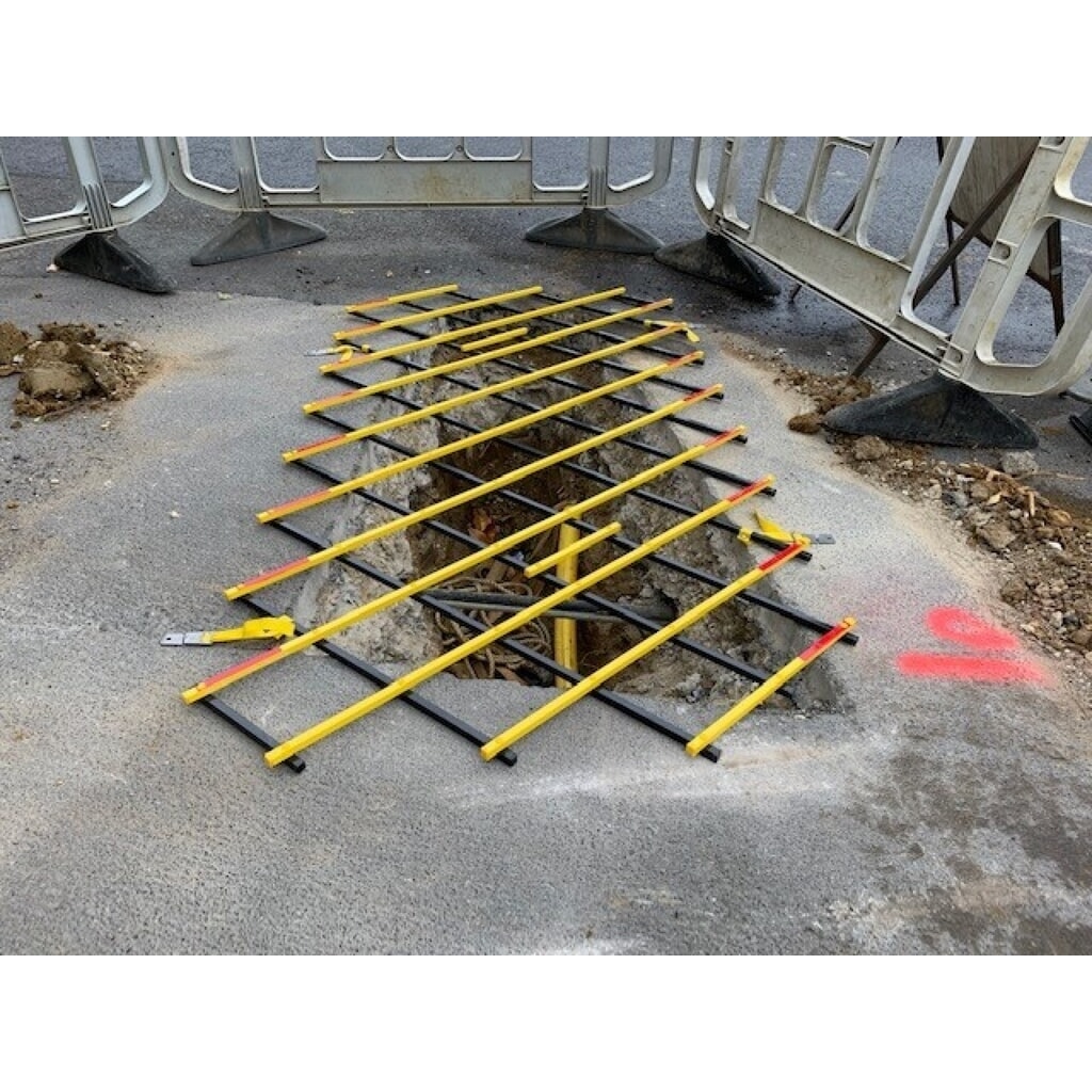 Kee Safety Scherengittermatte CoverSafe Trench, 2,0 x 1,2 m / 2,75 x 0,90 m Produktabbildung: Kee Safety Scherengittermatte CoverSafe Trench, 2,0 x 1,2 m / 2,75 x 0,90 m